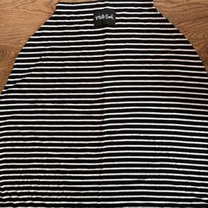 Milk Snob striped nursing/car seat cover